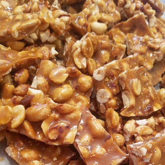 Kingsway Peanut Brittle 500g | Traditional Toffee Crunch
