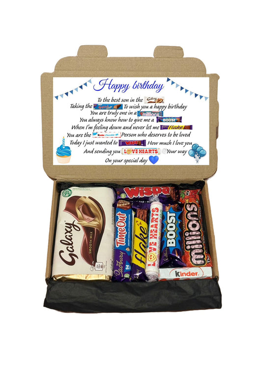 Birthday Chocolate Treat Box | Perfect Gift for Son, Dad, Boyfriend, Husband & Nephew