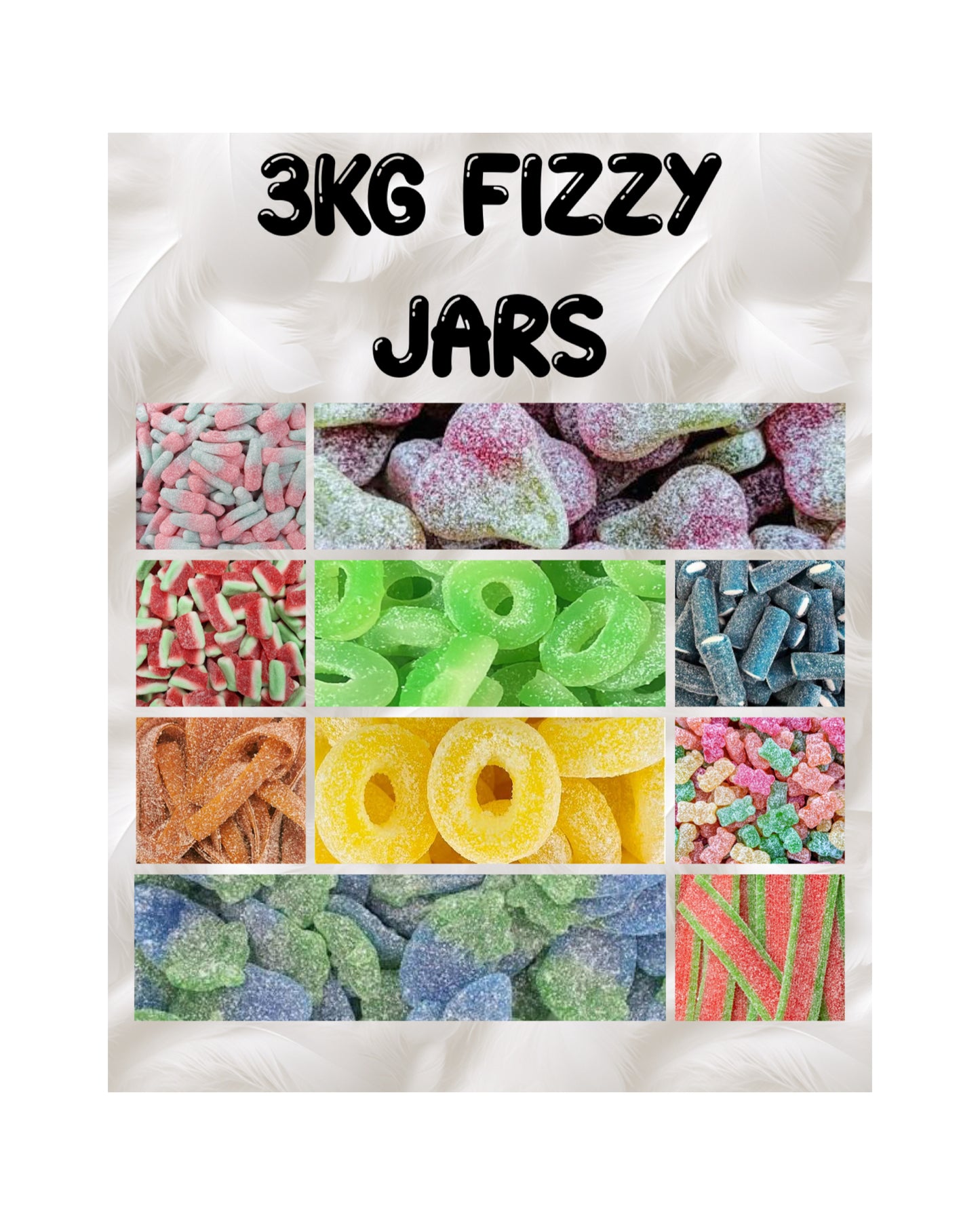3KG fizzy jar
