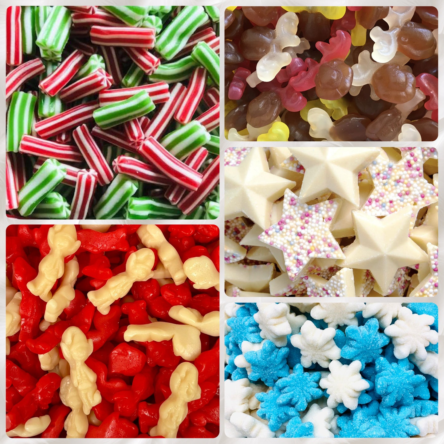 Snowman Christmas filled jars - 750g pick N mix sweets