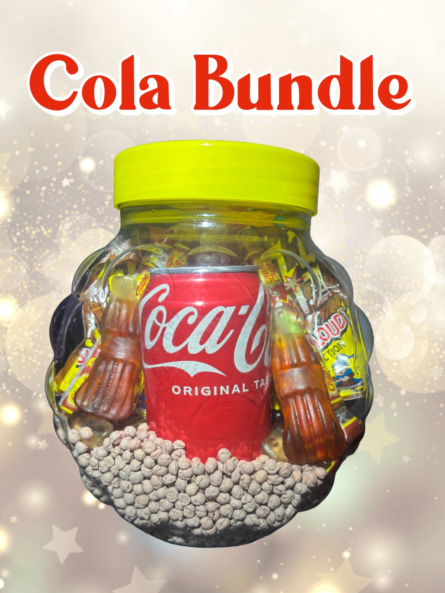 Cola themed sweets in a jar bundle