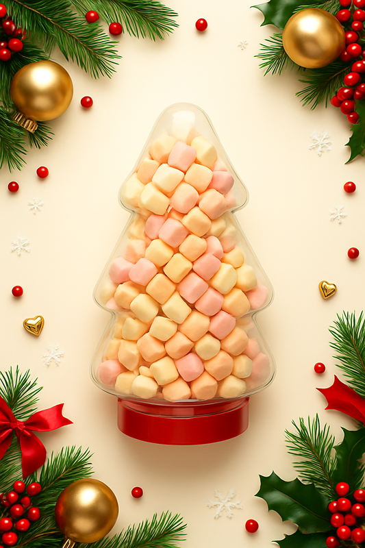 Mini Marshmallow Christmas Tree Jar – Perfect Stocking Filler or Gift!