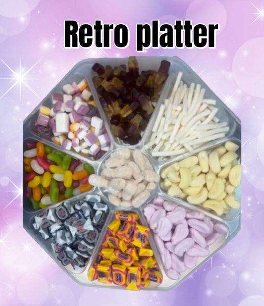 Retro sweet platter
