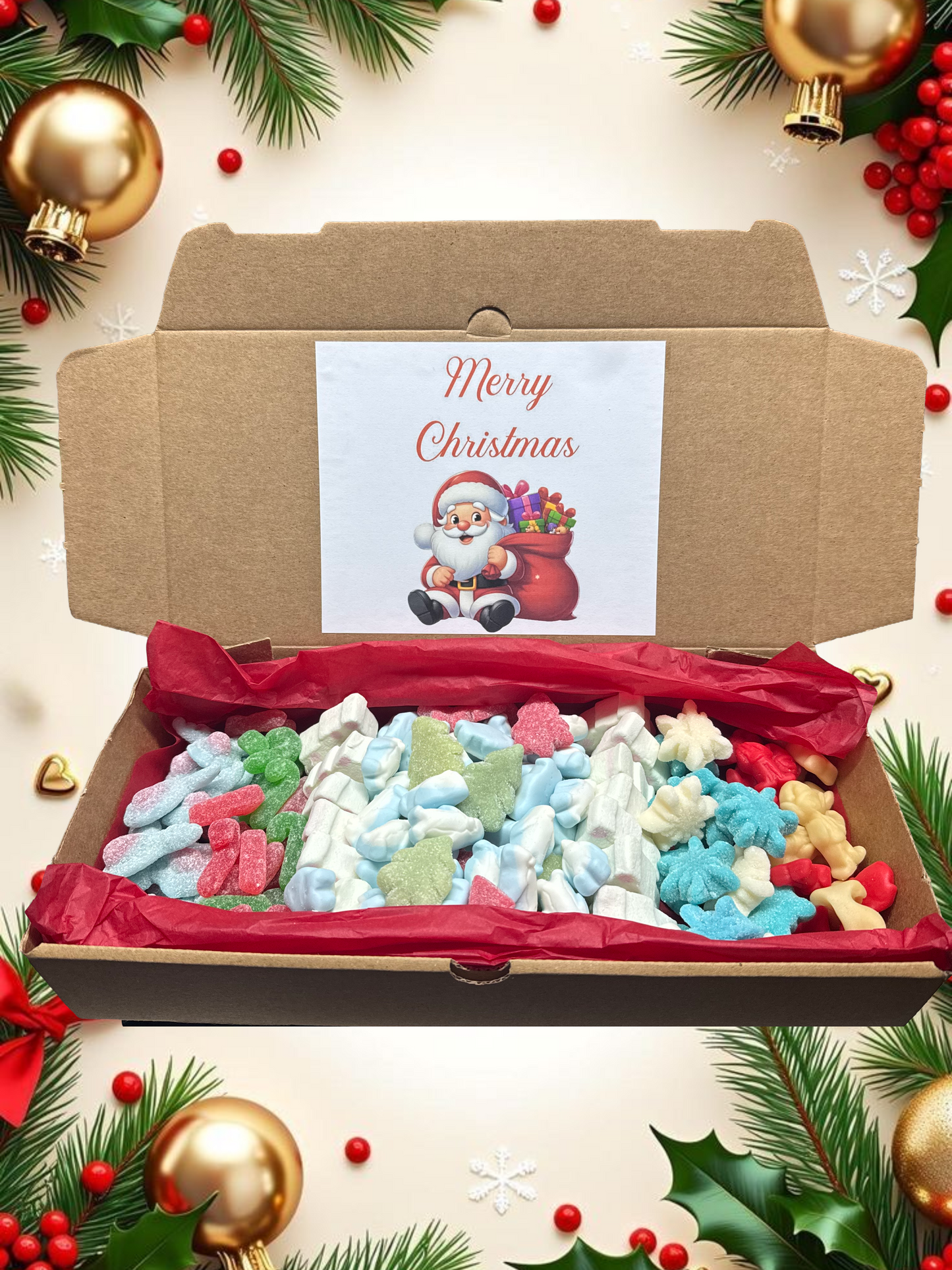 Christmas sweets Pick N Mix 800g comes in a box