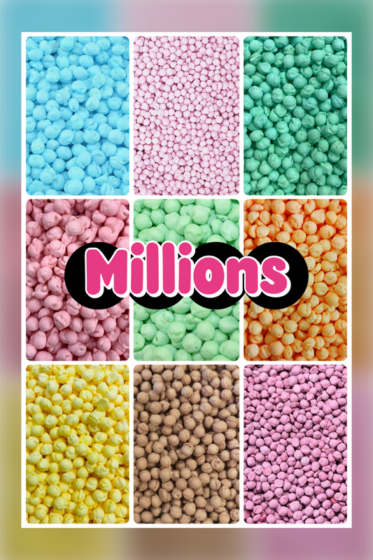 500g - 1kg Millions Sweets in a resealable bag| Bubblegum, Banana, Strawberry & More | Sweet Shop Favourites
