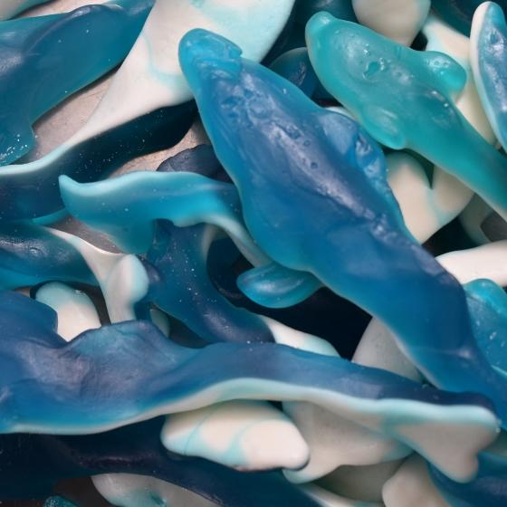 1kg blue pick N mix sweets in a resealable pouch