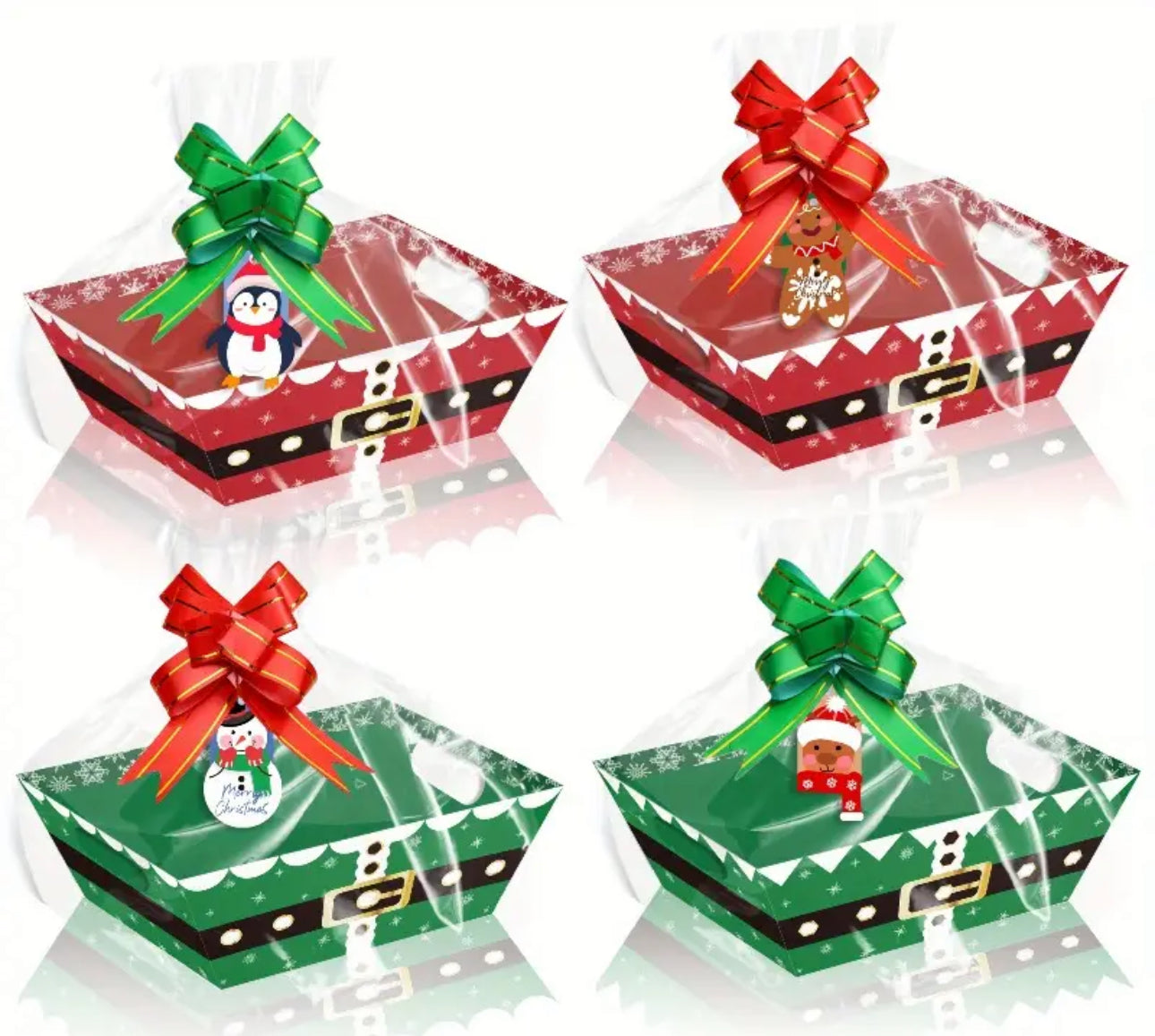 Christmas hamper filled with festive sweet treats