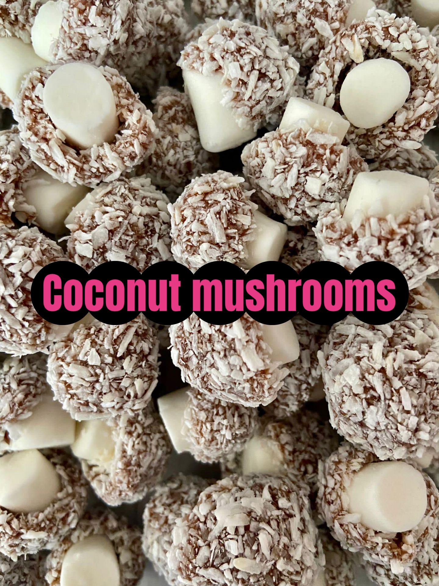 Coconut Mushrooms 500g–1kg | Retro Pick N Mix Sweets