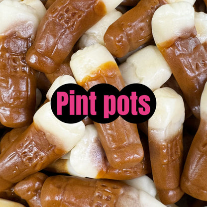 Pint Pots Beer Gummies 500g–1kg | Non-Alcoholic Sweets