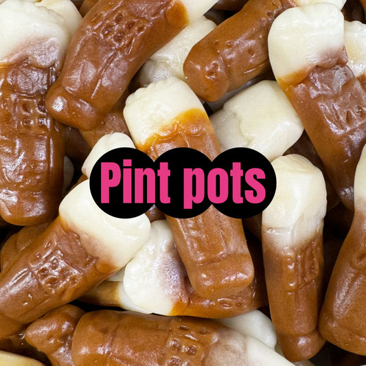 Pint Pots Beer Gummies 500g–1kg | Non-Alcoholic Sweets