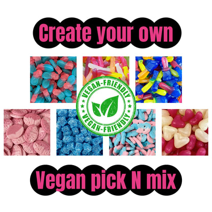 Create Your Own Vegan Pick n Mix | 100g Per Sweet (Minimum of 5 must be added to cart)