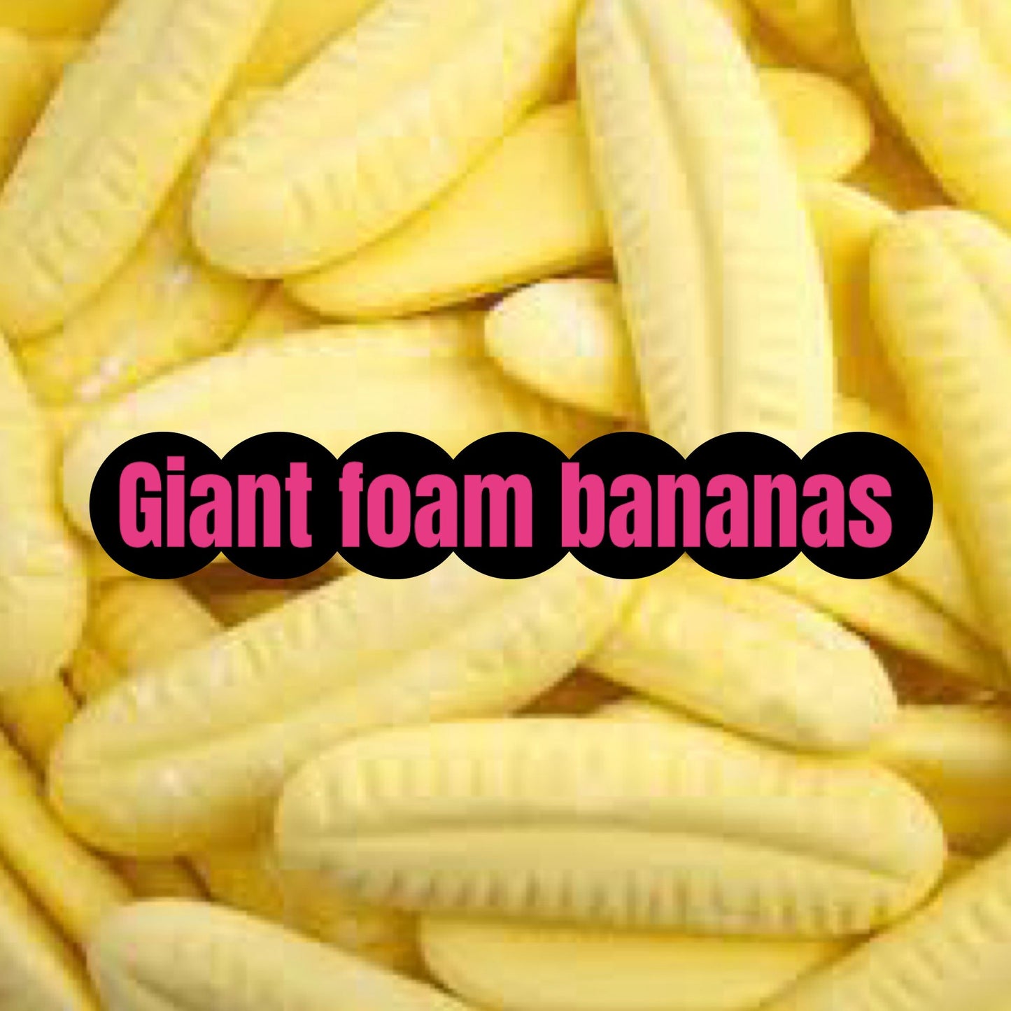 RETRO Giant Foam Bananas 500g - 1kg | Soft Pick n Mix Sweets
