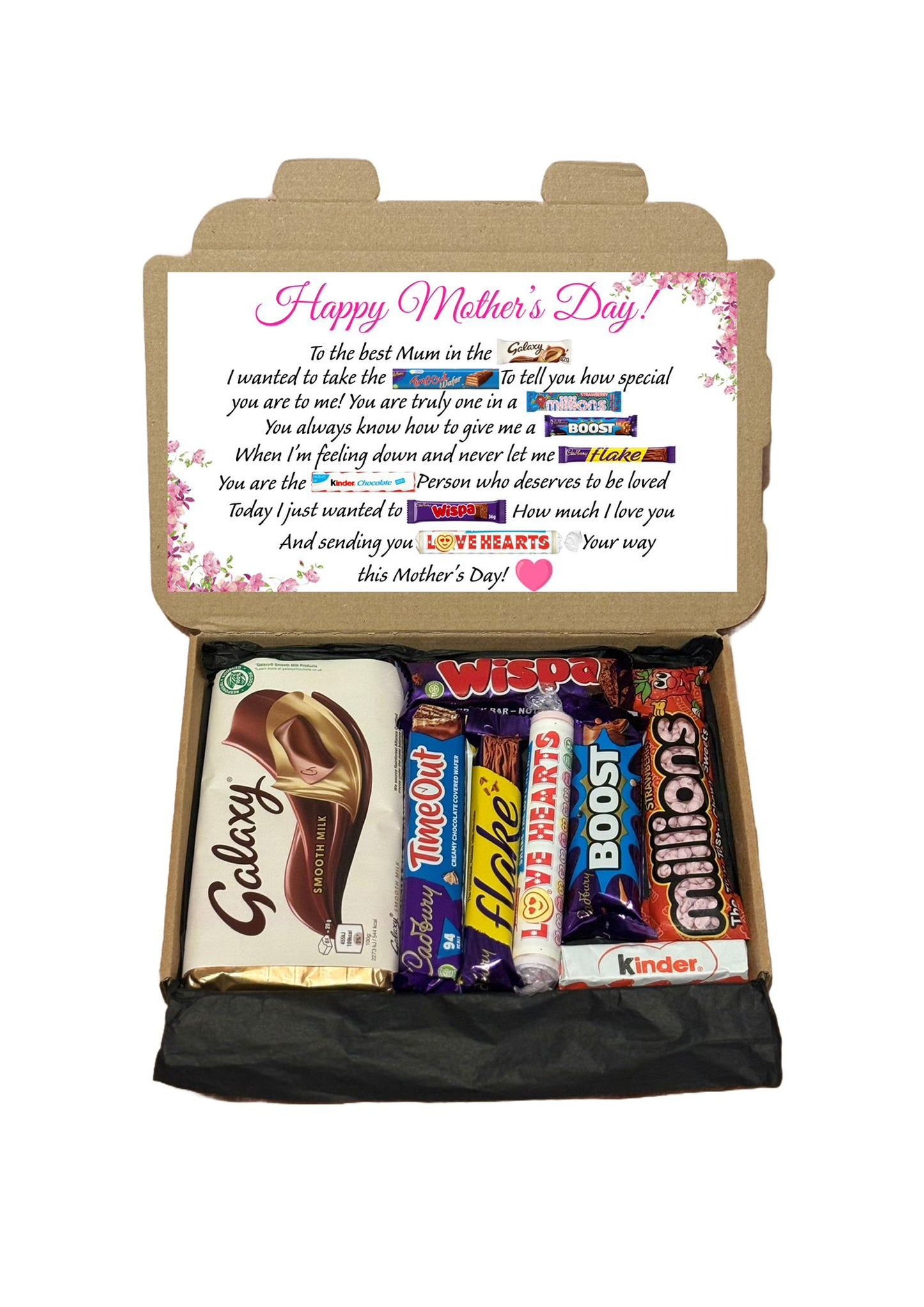 Mother’s Day Chocolate Gift Box | Poem Treat for Mum or Nan – Galaxy & More