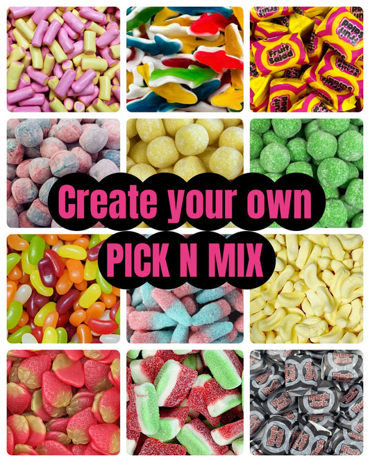Part 1: Create Your Own Pick n Mix | Build a Bag of Your Favourite Sweets (Minimum of 5 must be added to cart)